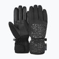 Дамски скиорски ръкавици Reusch Keira R-Tex XT black/black leopard 2