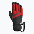 Мъжки скиорски ръкавици Reusch Booster Gore-Tex black/tango red 3