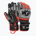 Мъжки скиорски ръкавици Reusch Worldcup Warrior GS black/silver/fluo red 2