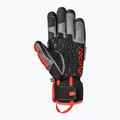 Мъжки скиорски ръкавици Reusch Worldcup Warrior GS black/silver/fluo red 4