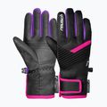 Детски скиорски ръкавици Reusch Dan R-Tex XT Junior black/pink glo 2
