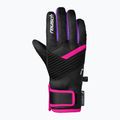 Детски скиорски ръкавици Reusch Dan R-Tex XT Junior black/pink glo 3