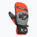 Детски скиорски ръкавици Reusch Worldcup Warrior GS Mitten black/silver/fluo red 2