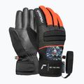 Детски скиорски ръкавици Reusch Warrior R-Tex XT Junior blck/silver/fluo red 2