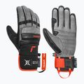 Мъжки скиорски ръкавици Reusch Alpine Master black/silver/fluo red