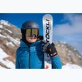 Мъжки скиорски ръкавици Reusch Alpine Master black/silver/fluo red 12