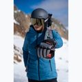 Мъжки скиорски ръкавици Reusch Alpine Master black/silver/fluo red 13