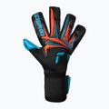 Вратарски ръкавици Reusch Attrakt Aqua Evolution black/shocking orange/aqua blue 2