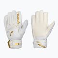 Детски вратарски ръкавици Reusch Attrakt AB1 Solid Junior white/gold