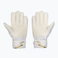 Детски вратарски ръкавици Reusch Attrakt AB1 Solid Junior white/gold 3