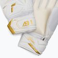 Детски вратарски ръкавици Reusch Attrakt AB1 Solid Junior white/gold 5