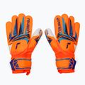 Детски вратарски ръкавици Reusch Attrakt Grip Junior shocking orange/blue 2