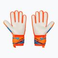 Детски вратарски ръкавици Reusch Attrakt Grip Junior shocking orange/blue 3