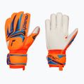 Детски вратарски ръкавици Reusch Attrakt Advance Junior shocking orange/blue