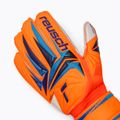 Детски вратарски ръкавици Reusch Attrakt Advance Junior shocking orange/blue 4
