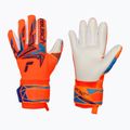 Детски вратарски ръкавици Reusch Attrakt Freegel Advance Junior shocking orange/blue