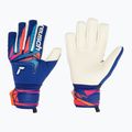 Детски вратарски ръкавици Reusch Attrakt Gold X NC Junior sharp blue/white/shocking orange