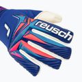 Детски вратарски ръкавици Reusch Attrakt Gold X NC Junior sharp blue/white/shocking orange 4