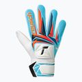 Детски вратарски ръкавици Reusch Attrakt Starter Solid Junior white/light blue 2