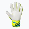 Детски вратарски ръкавици Reusch Attrakt Solid Junior safety yellow/blue 3