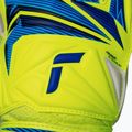 Детски вратарски ръкавици Reusch Attrakt Solid Junior safety yellow/blue 5