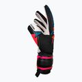 Вратарски ръкавици Reusch Attrakt Advance black/aqua blue/shocking orange 4