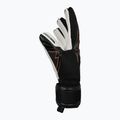 Детски вратарски ръкавици Reusch Attrakt Advance Finger Support Junior black/shocking orange 4