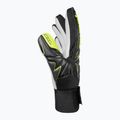 Детски вратарски ръкавици Reusch Attrakt Starter Solid Finger Support Junior black/safety yellow 4
