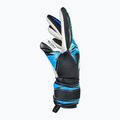Детски вратарски ръкавици Reusch Attrakt RE:GRIP NC Junior black/ocean light 5