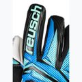 Детски вратарски ръкавици Reusch Attrakt RE:GRIP NC Junior black/ocean light 6