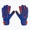 Детски вратарски ръкавици Reusch Attrakt Infinity Finger Support Junior sharp blue/shocking orange/black 2