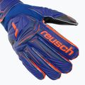 Детски вратарски ръкавици Reusch Attrakt Infinity Finger Support Junior sharp blue/shocking orange/black 4