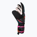 Вратарски ръкавици Reusch Attrakt Solid black/aqua blue/shocking orange 4
