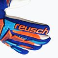 Детски вратарски ръкавици Reusch Attrakt Freegel Advance Junior sharp blue/shocking orange 6