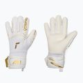 Детски вратарски ръкавици Reusch Attrakt AB1 Advance Junior white/gold
