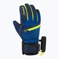 Детски скиорски ръкавици Reusch Leo R-Tex XT black/imperial blue/safety yellow 2