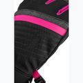 Детски скиорски ръкавици Reusch Leo R-Tex XT black/black melange/pink glo 5