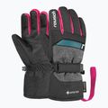 Детски скиорски ръкавици Reusch Rocket GORE-TEX black/black melange/pink glo