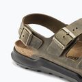 Мъжки сандали BIRKENSTOCK Milano Crosstown Oiled Leather Regular faded khaki 13