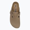 BIRKENSTOCK Boston SFB LEOI Тесни тютюнево-кафяви джапанки 5