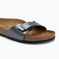 BIRKENSTOCK Madrid BF Narrow черни джапанки с металик 7