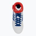 adidas Havoc детски обувки за борба бяло синьо червено 5