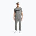 Мъжка тениска PUMA Ess Logo Tee medium gray heather T-shirt 2