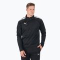 PUMA Teamliga 1/4 Zip Top футболен суитшърт черен 657236_03