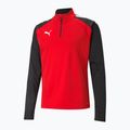 PUMA Teamliga 1/4 Zip Top футболен суитшърт червено/черно 657236_01 6