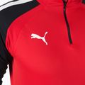 PUMA Teamliga 1/4 Zip Top футболен суитшърт червено/черно 657236_01 4