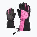 Детска ски ръкавица ZIENER Laval AS AW vblack fuchsia pink