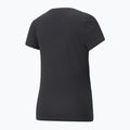 Дамска тениска PUMA ESS+ Metallic Logo Tee puma black/silver metallic 2