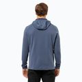 Мъжки потник Jack Wolfskin Kolbenberg Hooded Fz evening sky fleece 2