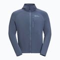 Мъжки потник Jack Wolfskin Kolbenberg Hooded Fz evening sky fleece 6